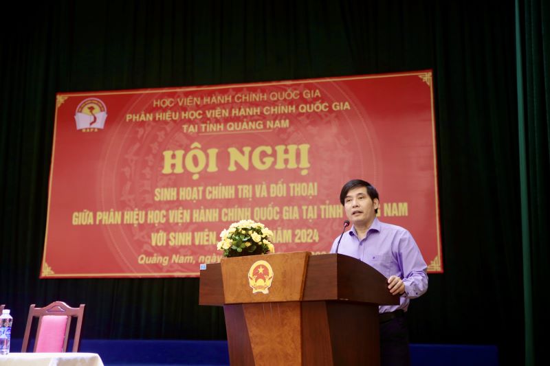 PSG. TS. Nguyễn Hoàng Hiển phát biểu tại Hội nghị.