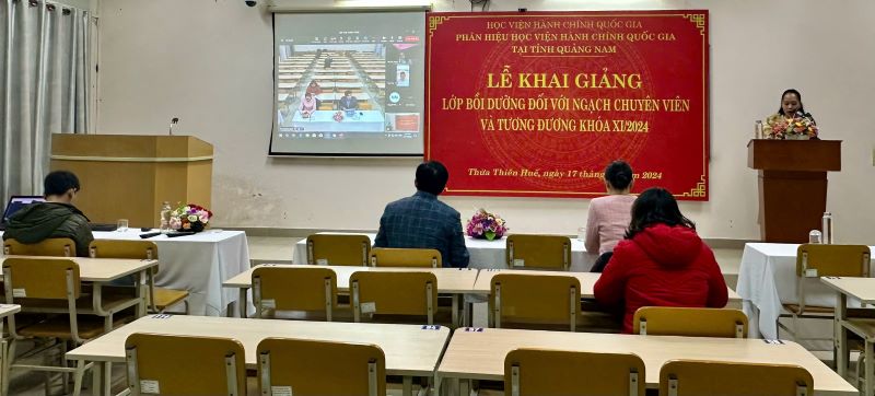 Toàn cảnh Lễ Khai giảng.