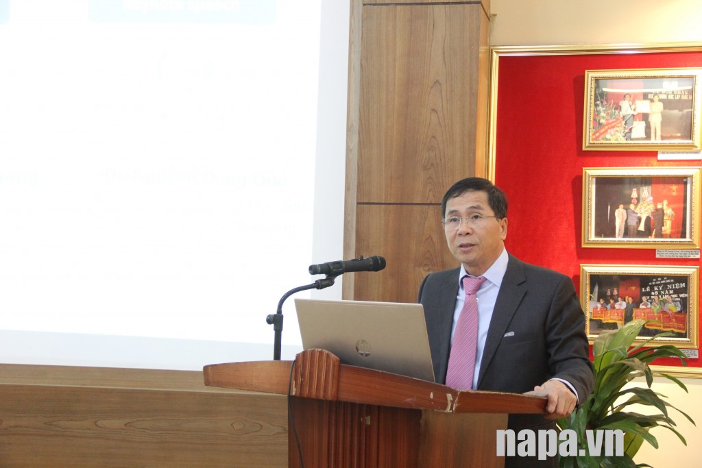 PGS.TS. Triệu Văn Cường phát biểu khai mạc Hội thảo.