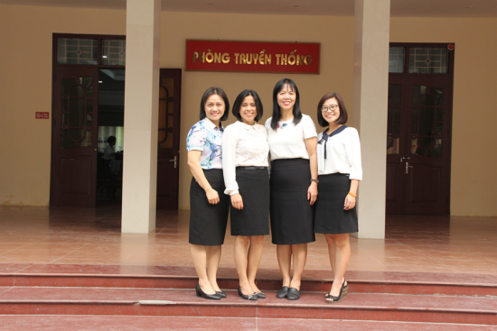 Lãnh đạo Ban và tập thể Phòng Dự án và Liên kết đào tạo quốc tế