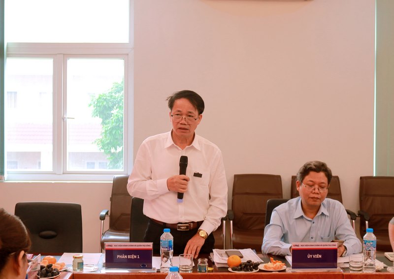 TS. Lê Văn Từ - Phản biện 1 nhận xét đề án của Học viên