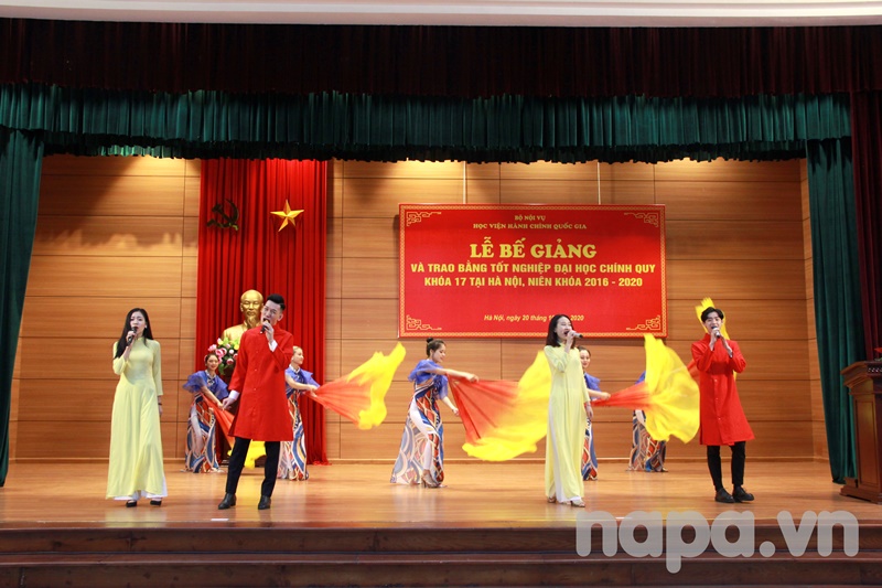 Art performance at the Closing Ceremony