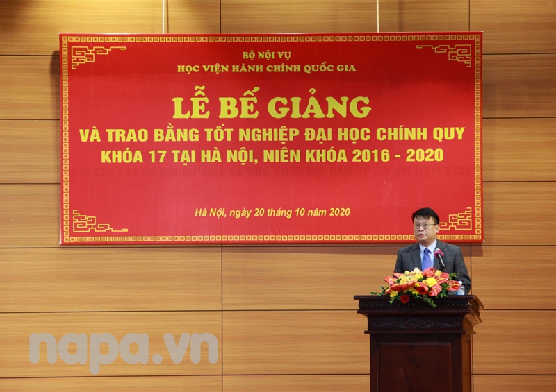 Dr. Bui Huy Tung announced Decisions by NAPA President