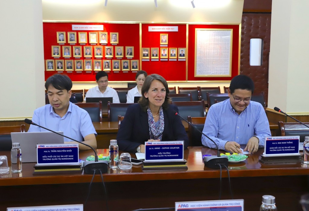 Prof. Dr. Anne Sophie Courtier, Principal of EM Normandie from the French Republic.