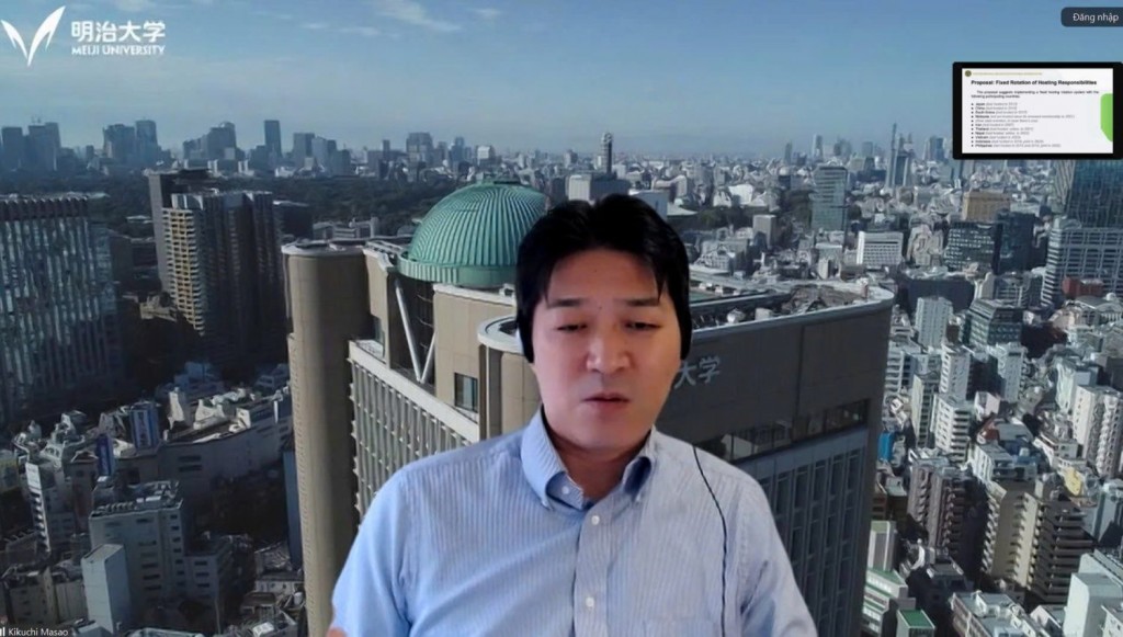 Dr. Masao Kikuchi, Chair of the EROPA Committee on Future Planning and Programs.