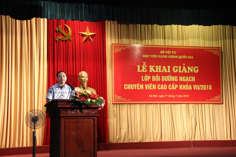 ThS Nguyễn Toàn Thắng - Phó Chánh Văn phòng phổ biến nội quy, quy định của Học viện