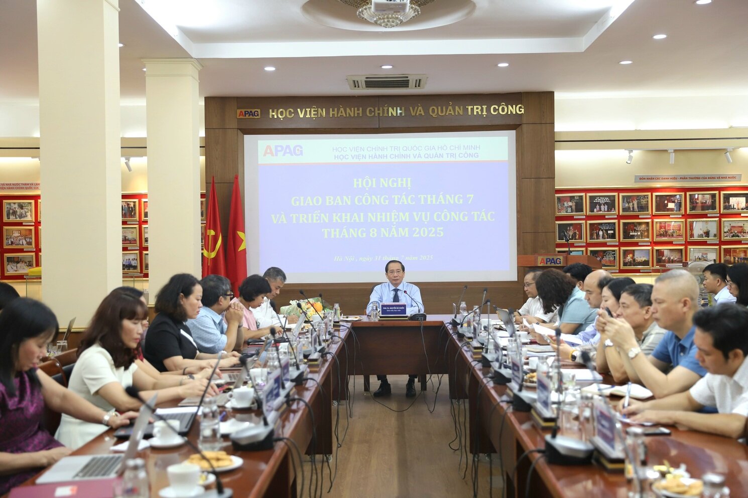 Hội nghị giao ban công tác tháng 7 và triển khai nhiệm vụ tháng 8 năm 2025